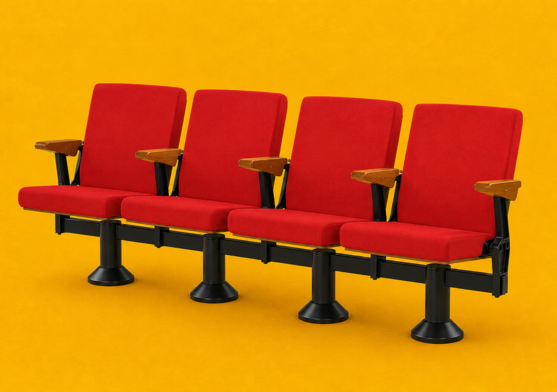 Kursi Auditorium Donati Mobin 4 Seater