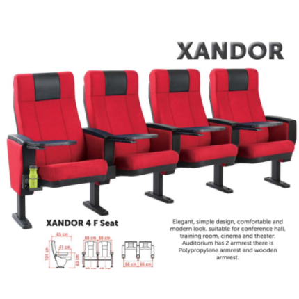 Kursi Auditorium Donati Xandor 4 F Seat